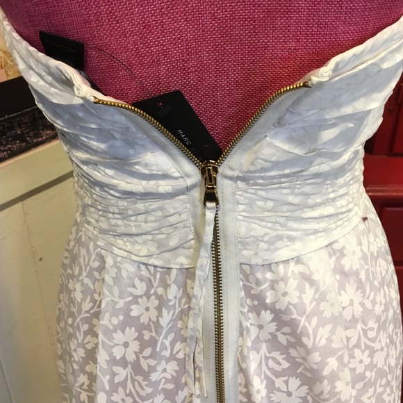 Marc Jacobs white strapless dress - Picture 4 of 4